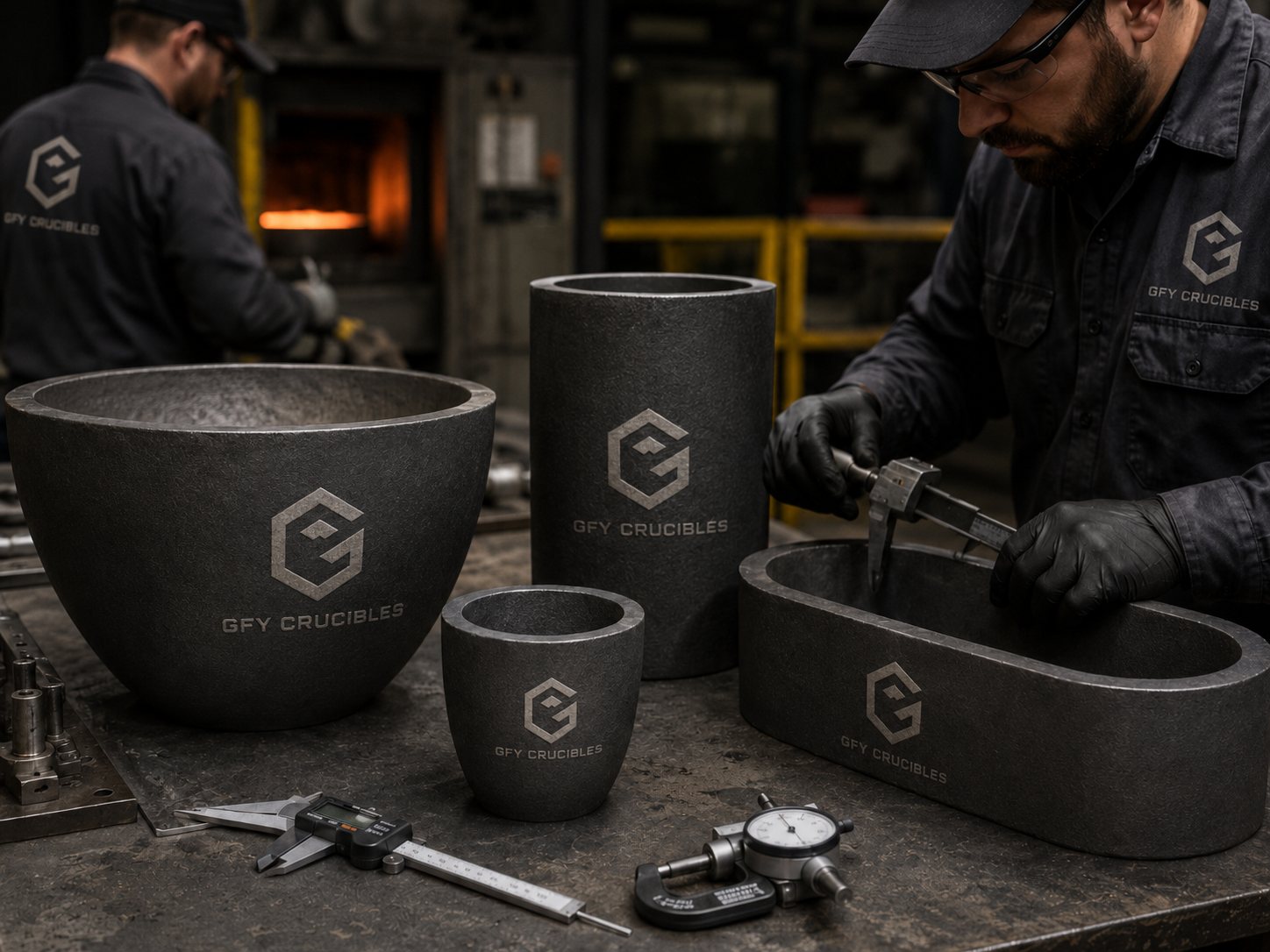Crucible measurement and inspection detail
